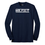 Mr Fix It Long Sleeve Tee - Navy