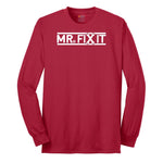 Mr Fix It Long Sleeve Tee - Red