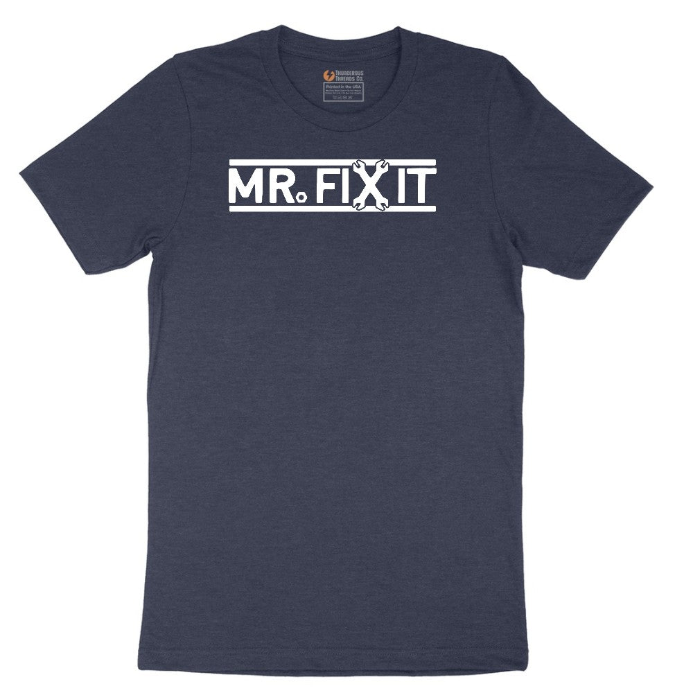 Mr Fix It Short Sleeve Tee - Heather Navy
