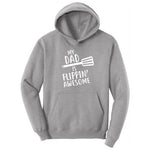My Dad is Flipping Awesome Hoodie - Athletic Heather