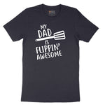 My Dad is Flipping Awesome Short Sleeve Tee - Deep Navy