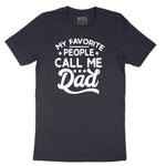 My Favorite People Call Me Dad Short Sleeve Tee - Deep Navy