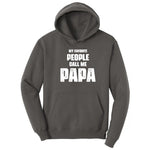 My Favorite People Call Me Papa Version 2 Hoodie - Charcoal