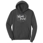 Never Tired Youth Hoodie - Dark Heather Grey