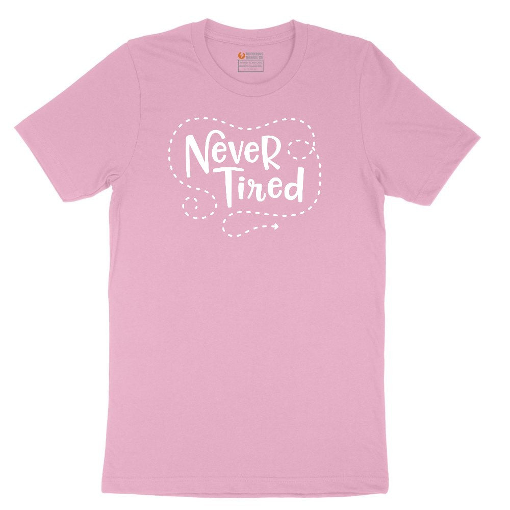 Never Tired Youth Short Sleeve Tee - Candy Pink