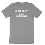 Never Trust a Taco Tuesday Fart Youth Short Sleeve Tee - Athletic Heather