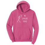 No Concert Today Ladies Hoodie - Sangria