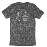 No Concert Today Ladies Short Sleeve Tee - Black Leopard