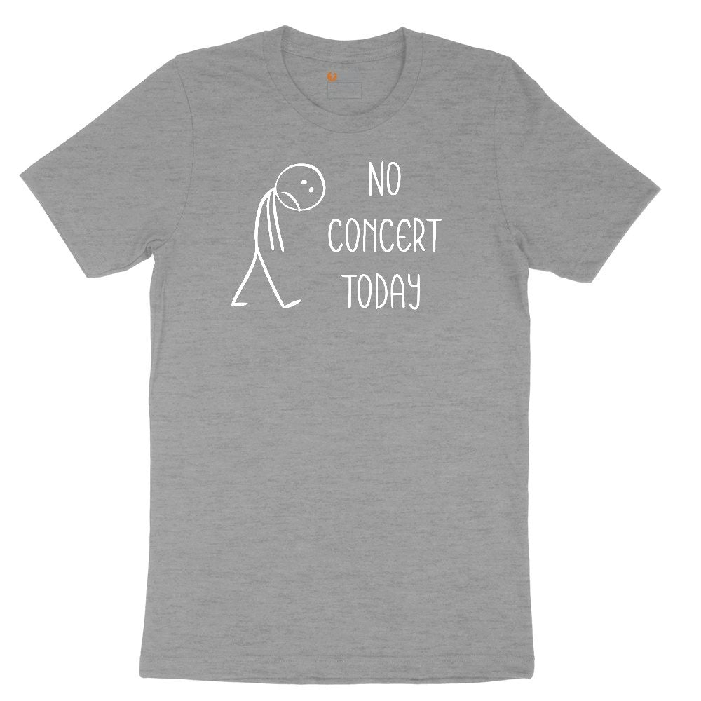 No Concert Today Ladies Short Sleeve Tee - Granite Heather