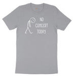 No Concert Today Short Sleeve Tee - Athletic Heather Grey