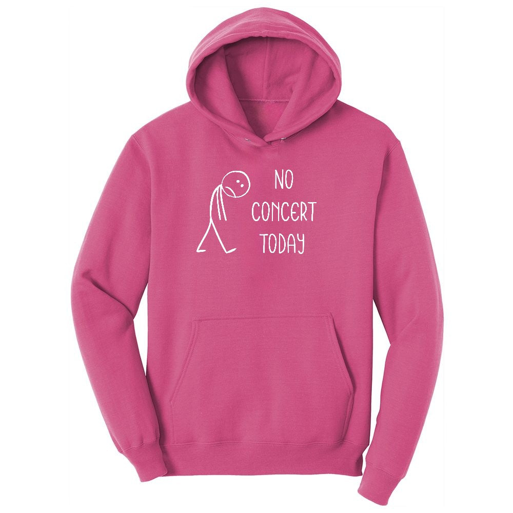 No Concert Today Youth Hoodie - Sangria