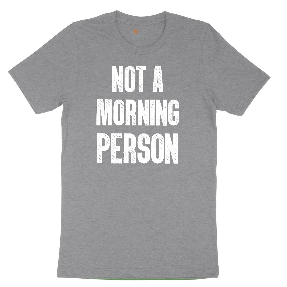 Not a Morning Person Toddler Short Sleeve Tee - Athletic Heather