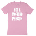 Not a Morning Person Youth Short Sleeve Tee - Candy Pink
