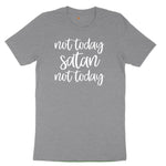Not Today Satan Version 2 Youth Short Sleeve Tee - Athletic Heather