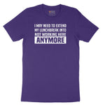 Not Working Here Anymore Short Sleeve Tee - Team Purple