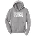 Not Working Here Anymore - Mens & Ladies T-Shirt Hoodie - Athletic Heather