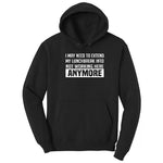 Not Working Here Anymore - Mens & Ladies T-Shirt Hoodie - Jet Black