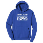 Not Working Here Anymore - Mens & Ladies T-Shirt Hoodie - True Royal