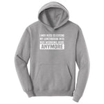 Not Working Here Anymore Toddler Hoodie - Athletic Heather