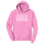 Not Working Here Anymore Youth Hoodie - Candy Pink