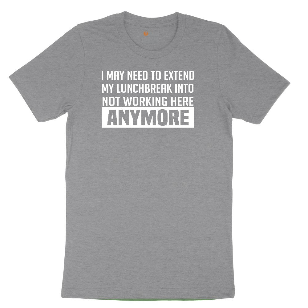 Not Working Here Anymore Youth Short Sleeve Tee - Athletic Heather