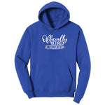 Officially Retired Let the Fun Begin Hoodie - True Royal