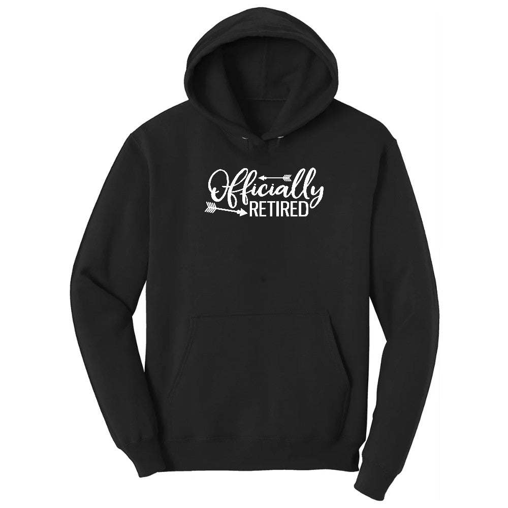 Officially Retired Hoodie - Jet Black
