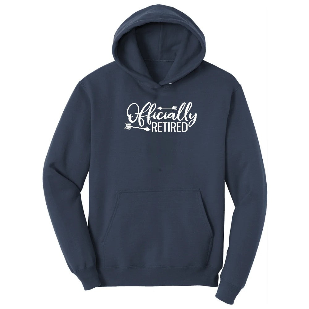 Officially Retired Hoodie - Navy