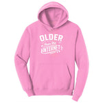 Older than the Internet Ladies Hoodie - Candy Pink