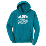 Older than the Internet Ladies Hoodie - Teal