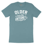 Older than the Internet Ladies Short Sleeve Tee - Surf Blackout