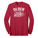 Older than the Internet Long Sleeve Tee - Red