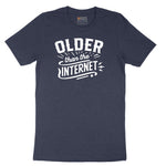 Older than the Internet Short Sleeve Tee - Heather Navy
