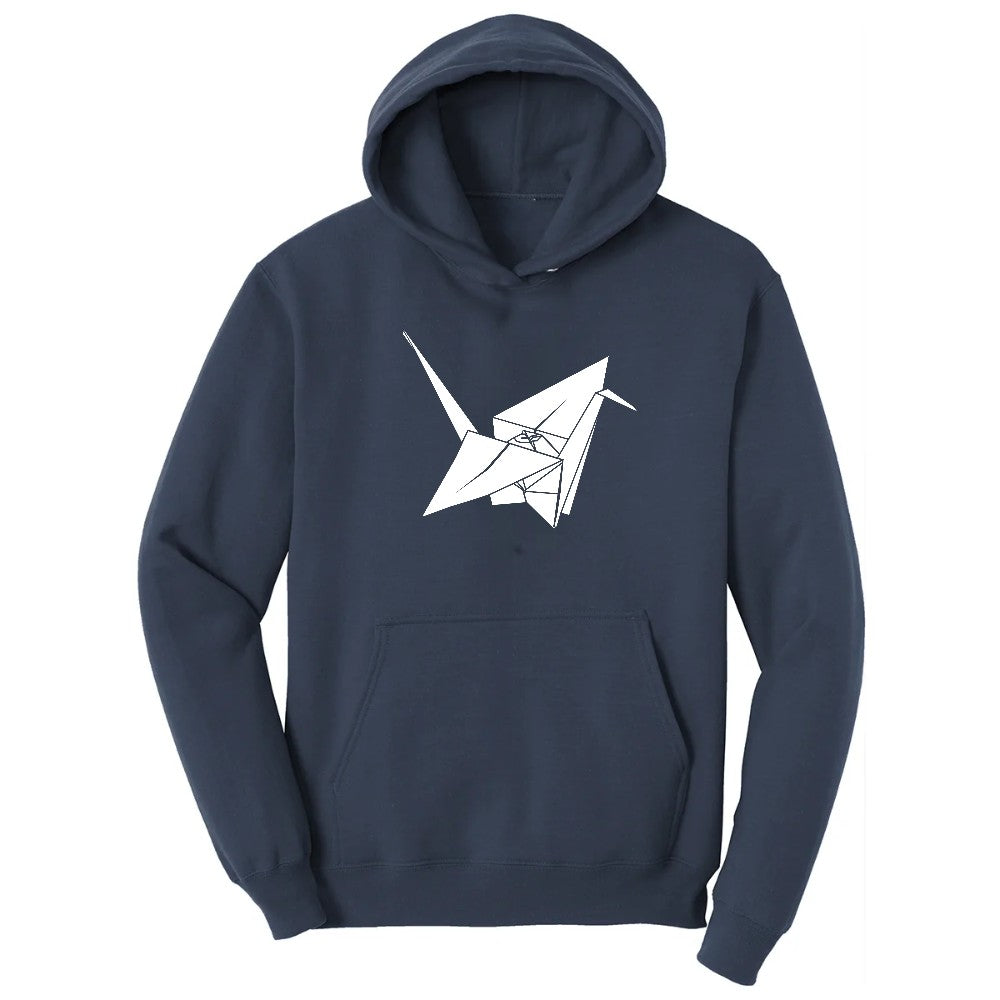 Origami Crane Hoodie - Navy