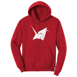 Origami Crane Hoodie - Red