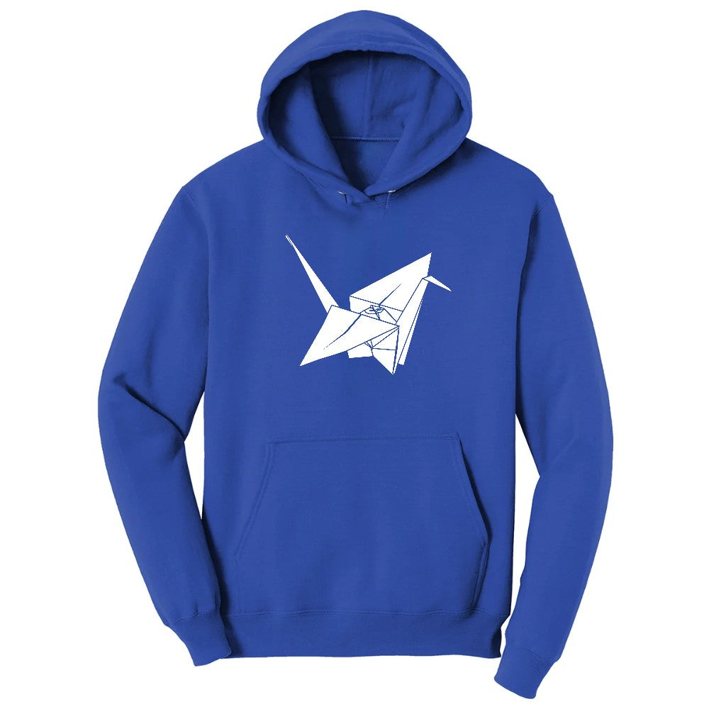 Origami Crane Hoodie - True Royal