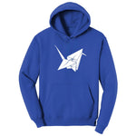 Origami Crane Hoodie - True Royal