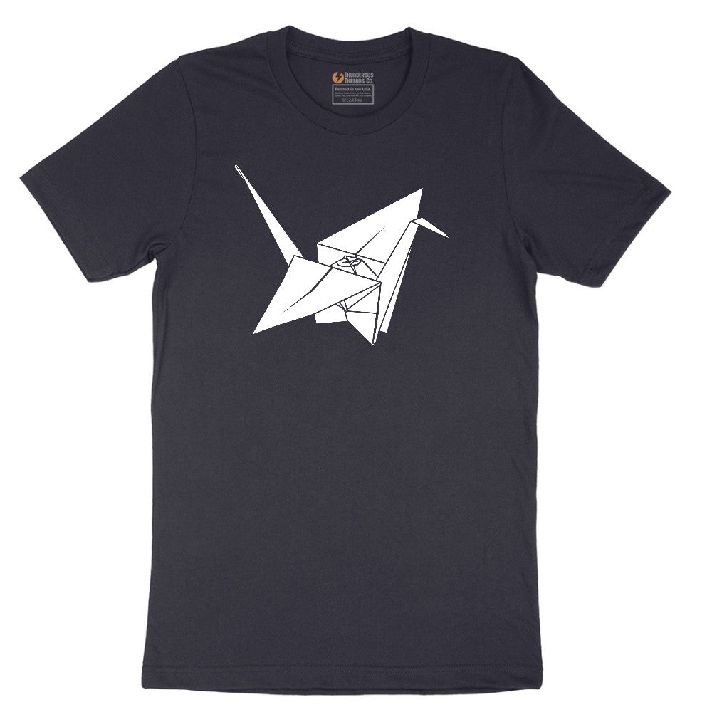 Origami Crane Short Sleeve Tee - Deep Navy