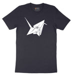 Origami Crane Short Sleeve Tee - Deep Navy