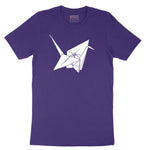 Origami Crane Short Sleeve Tee - Team Purple