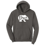 Papa Bear Hoodie - Charcoal
