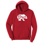 Papa Bear Hoodie - Red