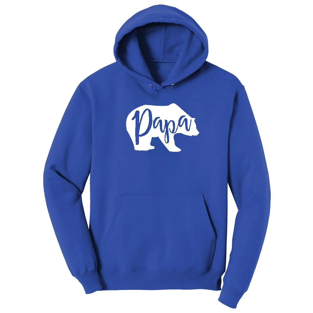Papa Bear Hoodie - True Royal