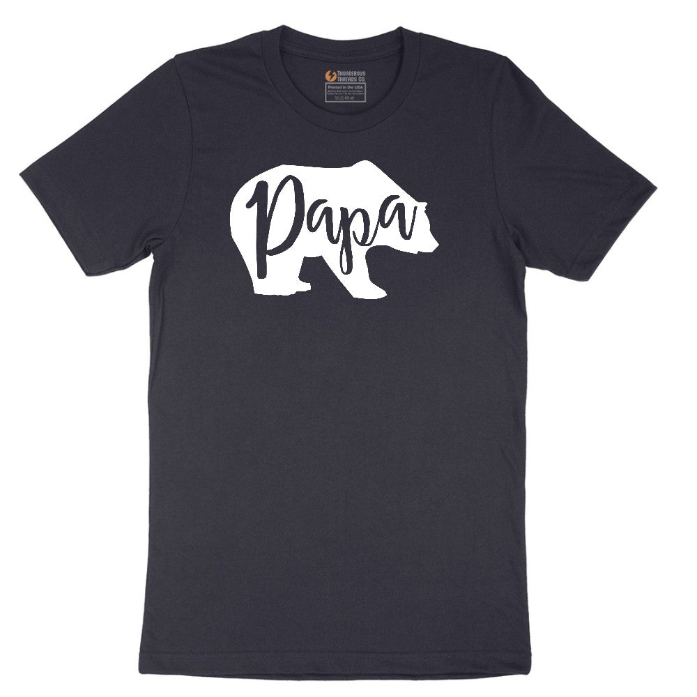 Papa Bear Short Sleeve Tee - Deep Navy