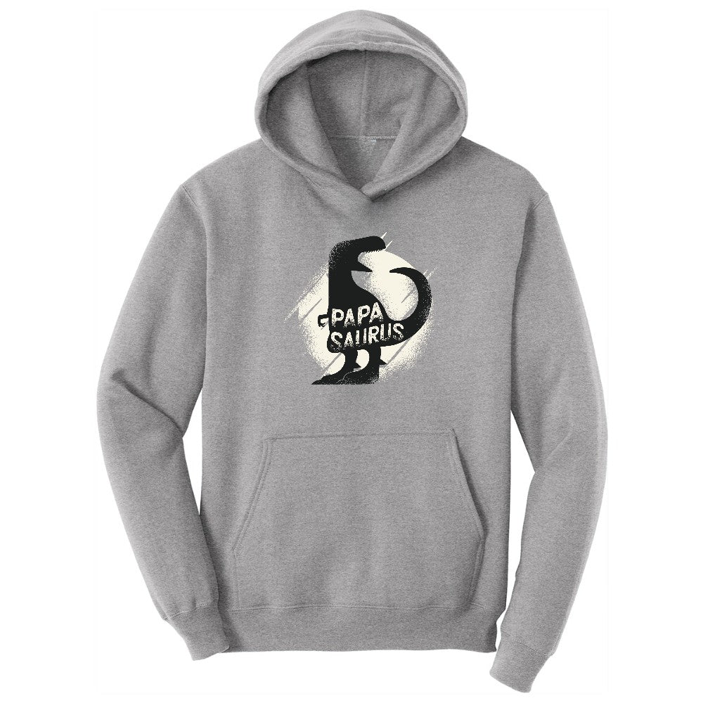 Papasaurus Hoodie - Athletic Heather