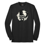 Papasaurus Long Sleeve Tee - Jet Black
