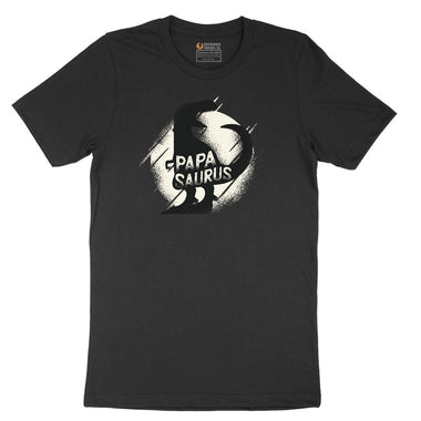 Papasaurus Short Sleeve Tee - Jet Black