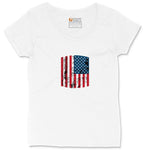 Patriot Day Ladies Curvy Tee - White