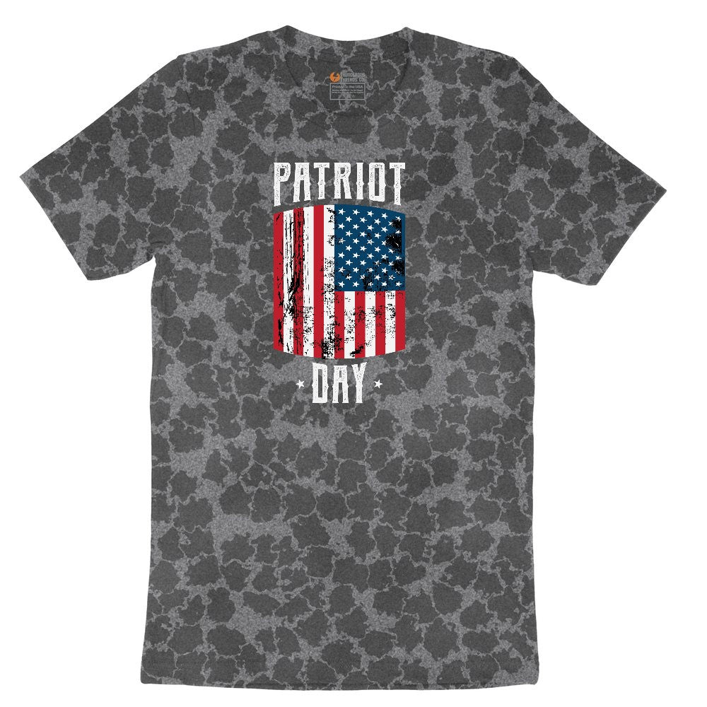 Patriot Day Ladies Short Sleeve Tee - Black Leopard