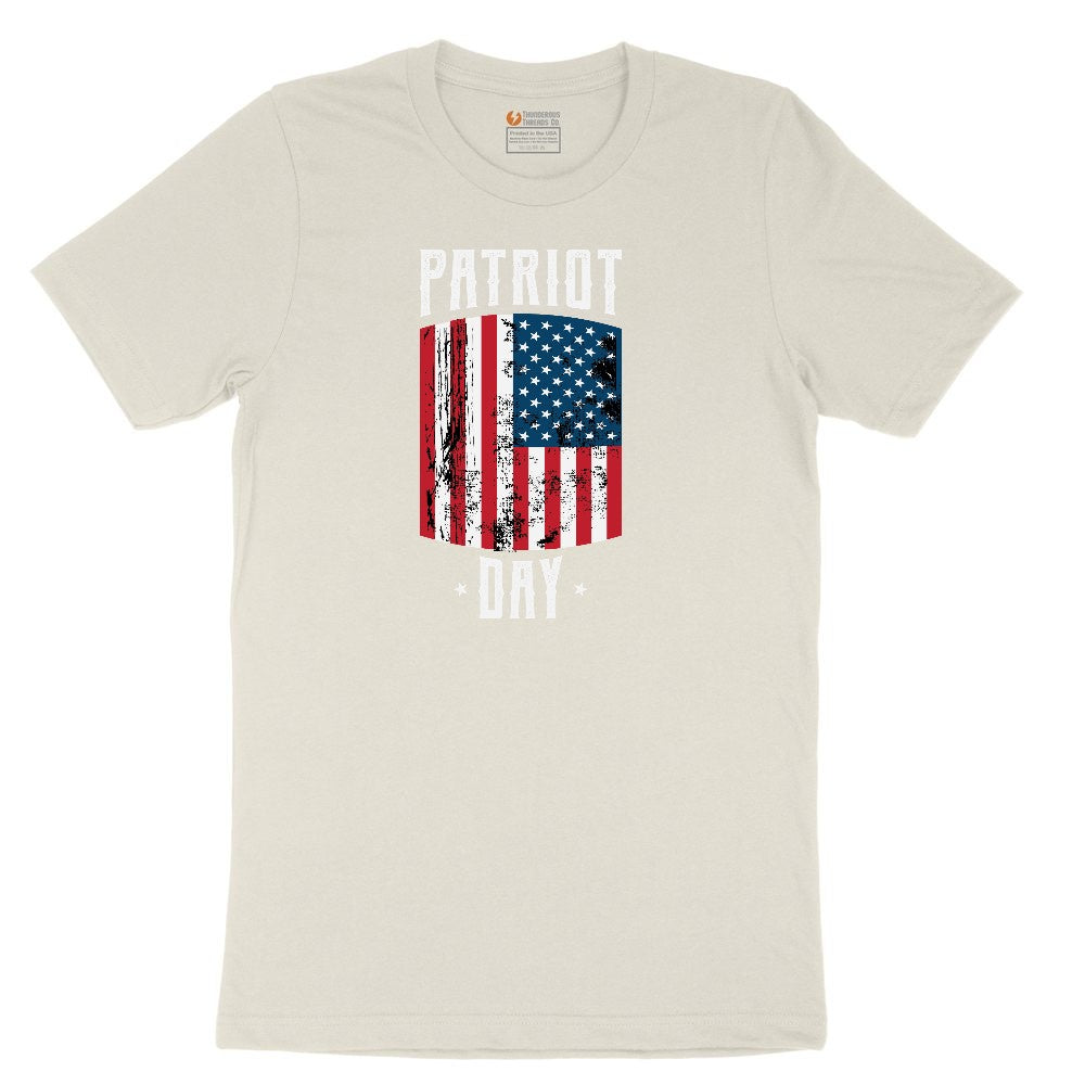 Patriot Day Ladies Short Sleeve Tee - Natural Heather